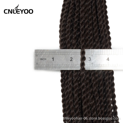 Factory 30 Roots Senegalese Twist Crochet Braids For Kids 12 Inch Small Senegalese Twist Crochet Hair Extension
